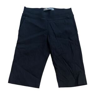 Lija Black Stretch Golf Chino Shorts Womens 4 Classic Minimalist Casual Workwear